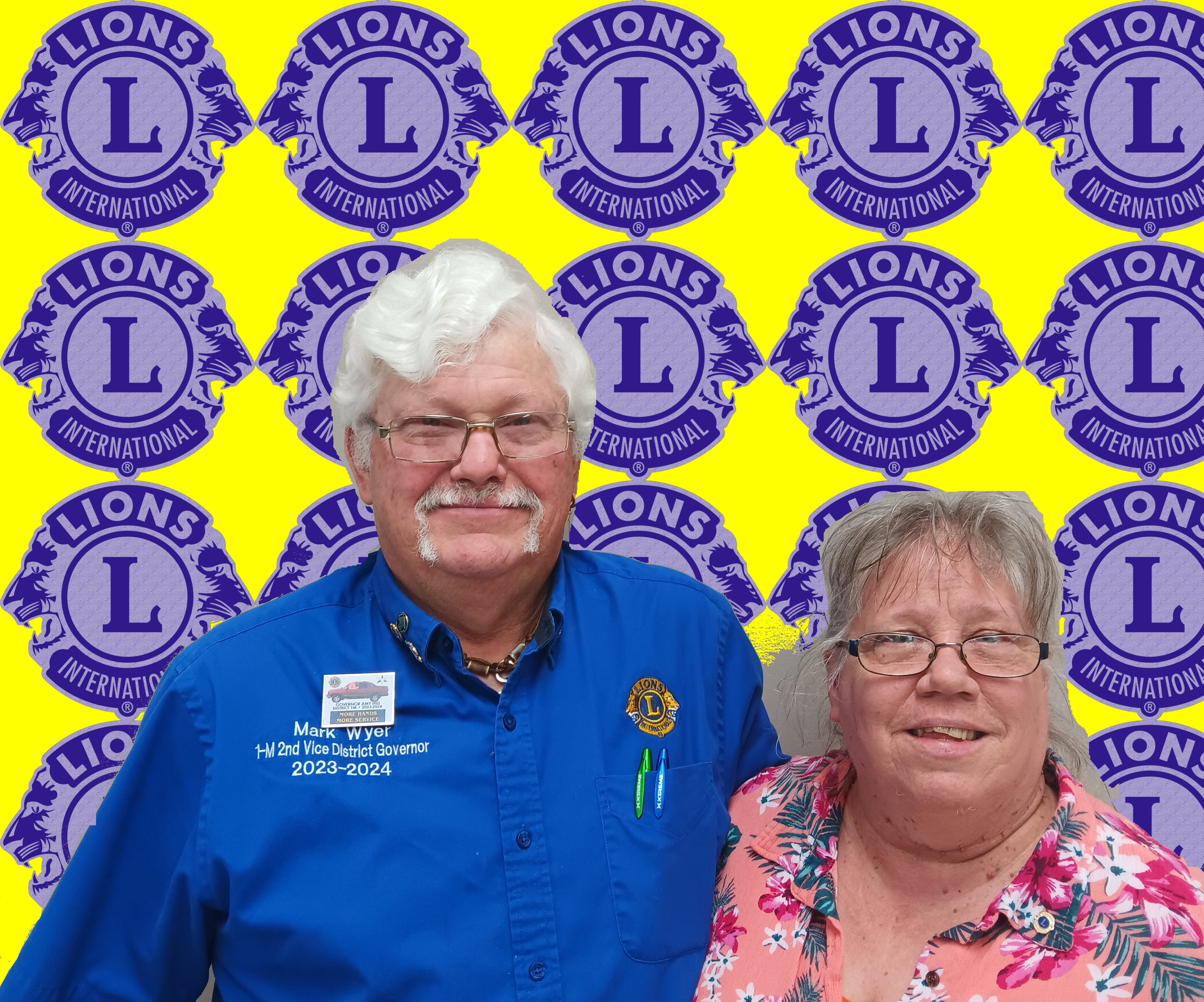 ( Click on it ) 1st Vice District Governor: Lion Mark Wyer's